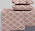 Set Carcafesh Dopio Extra 2 cope (2.45x2.60) + 2 kllefe jasteku (52x72) Lucia Chocolate